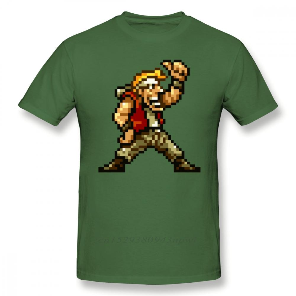 Metal Slug T Shirt Marco Rosi TShirt Graphic Tee Shirt Beach Cute 100 Cotton ShortSleeve Unisex Tshirt
