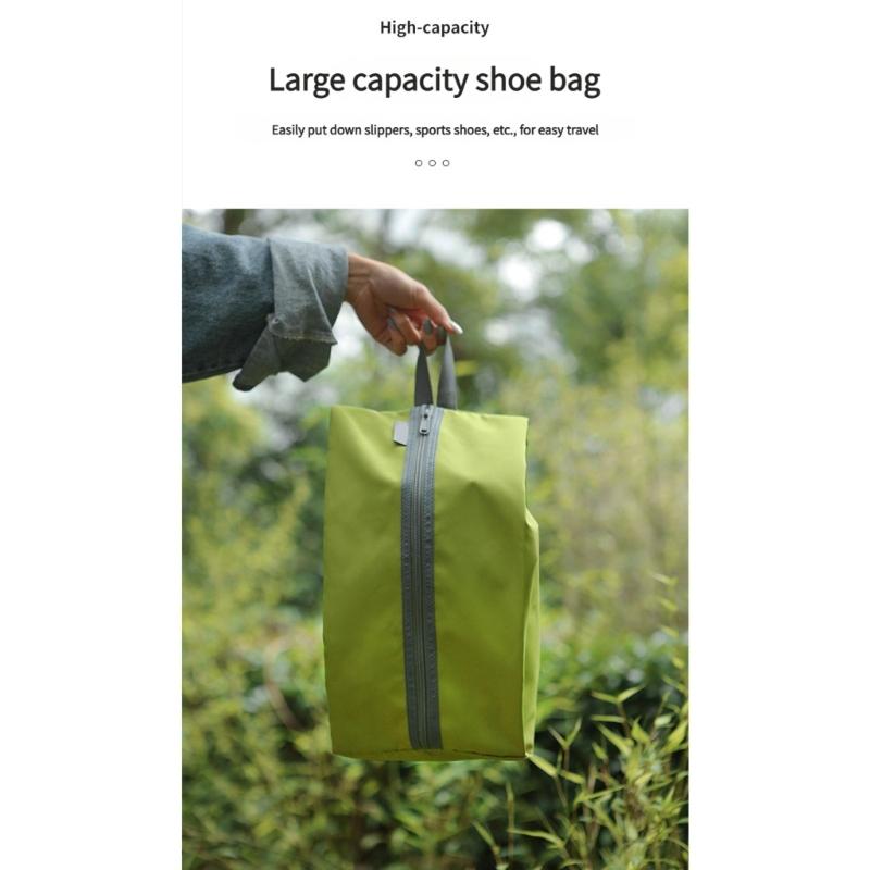 Fabric Storage Bag Various Compartments Portable Organizing Bags Oxford Cloth Texture for Hiking Camping Swimming Needs