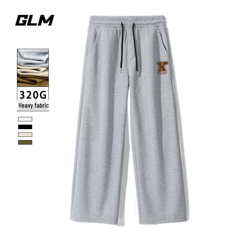 GLM Men's Casual Loose Straight-Leg Pants
