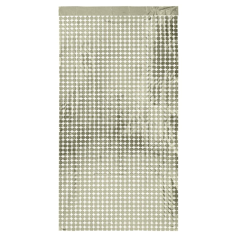 Small Size Square Rainsilk Curtain Square Shape Background Decoration Laser Curtain  Theme Party