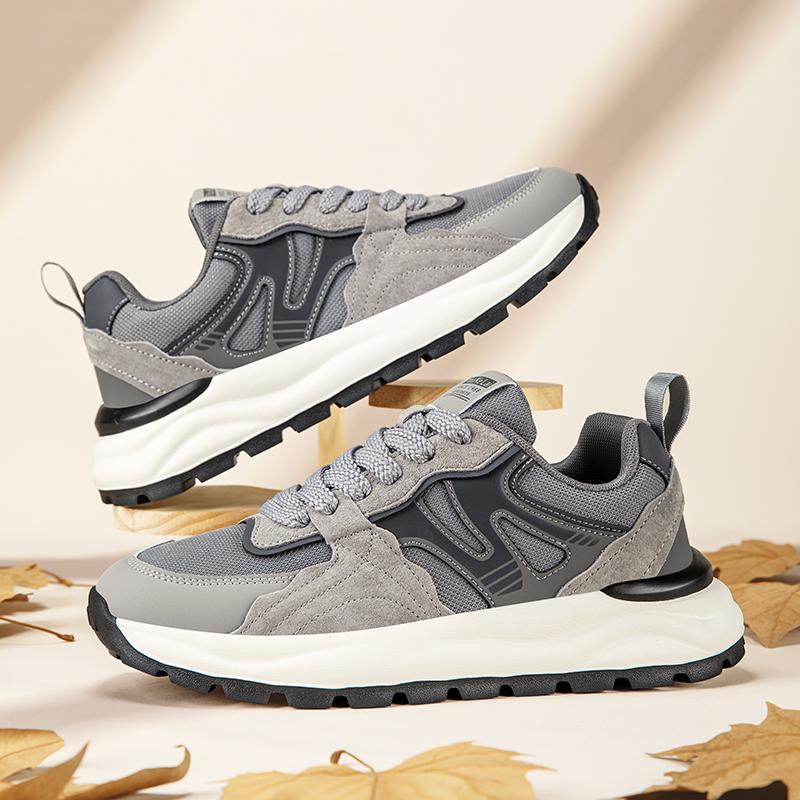 

Men s Korean Casual Sports Shoes Fashionable and Versatile Men s Lightweight Outdoor Travel Shoes 44 темно серый