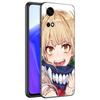 Coque de téléphone noire Anime Himiko Toga pour Huawei Honor 70 90 Lite X40 GT X50 i X5 + X6A X6S X7A X8A X8B X6 X7 X8 X9 4G X9A X9B 5G