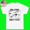 Neil Young Crazy Horse ZUMA White T-Shirt Tee Top Unisex