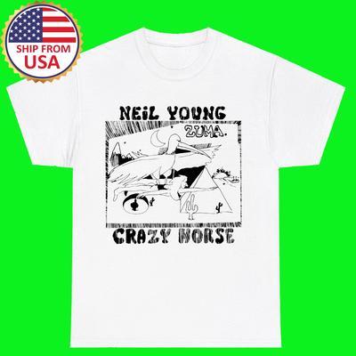 Neil Young Crazy Horse ZUMA Bílé Tričko Top Unisex