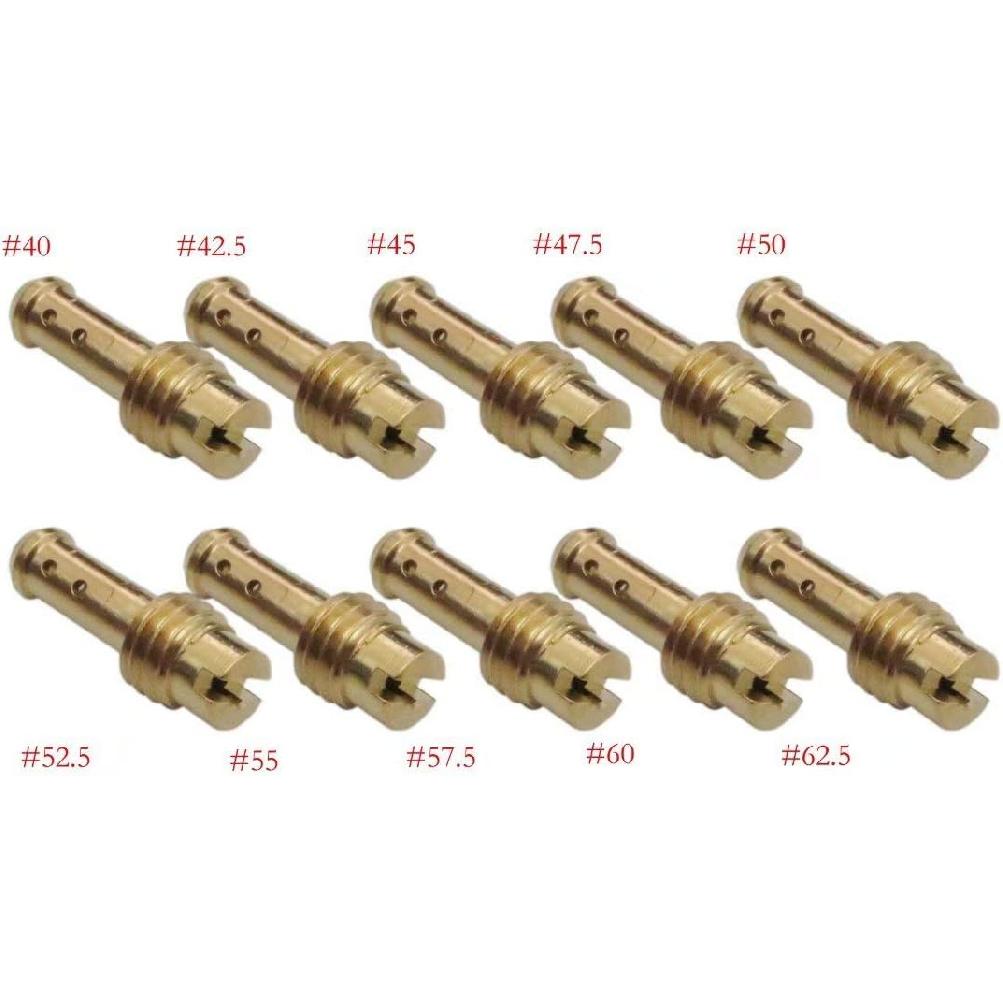 10pcs 8 Bleed Holes Pilot Jet for MIKUNI VM/TM/TMX Carburetor 40-62.5