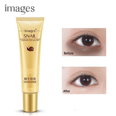 Imágenes Extracto de caracol antiarrugas y bolsa para ojos crema para ojos con ácido hialurónico elimina las ojeras cuidado Facial