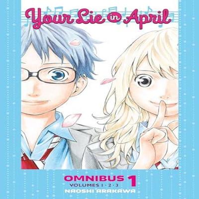 Your Lie In April Omnibus 1 Vol. 13 by Naoshi Arakawa Paperback Book 9798888772249