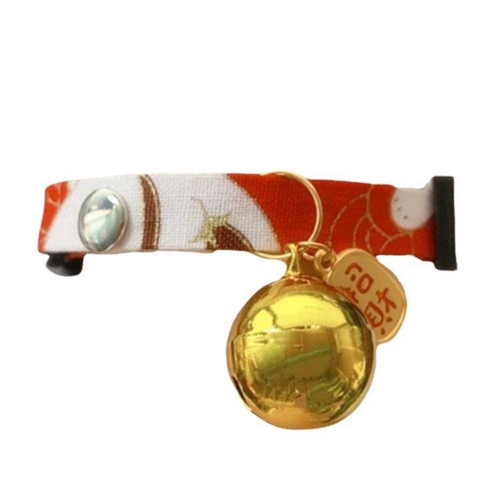 Pet cat bell red collar cat small dog than bear teddy kitten universal fortune festive adjustable