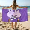 A-Asamimichaans A-Asleep Cute Towel Beach Towel Oversized Quick Dry Towel Absorbent Soft Swim BeachTowels for Men Women