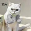Lightweight Cat Props 3D Printed Hulk Arms Costume Accessory, Funny Muscular Muscle Pet Photo Prop, Novelty Cute Shoulder Decor for Photography Cats