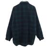 PENDLETON 70s Vintage USA Made Wool Blend Check Pattern Long Sleeve Wool Shirt Men's Used