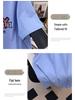 Plus Size V-Neck Slimming Mid-Length Loose T-Shirt for Women, Short-Sleeved, Covers Belly, Available In 200/300/350 Jin.