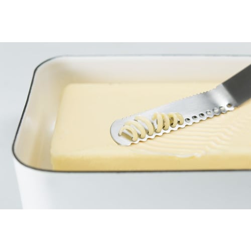 Yoshikawa EA to CO Iitoko Nulu Butter Knife, Removes Burnt Food, Shaves Butter into Thin Pieces, Easy to Spread, 15cm Long, Stainless Steel, Made in J