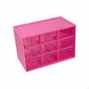 Transparent Bead Organizer Large Capacity 9Drawer Storage Box SpaceSaving 9 Drawer for