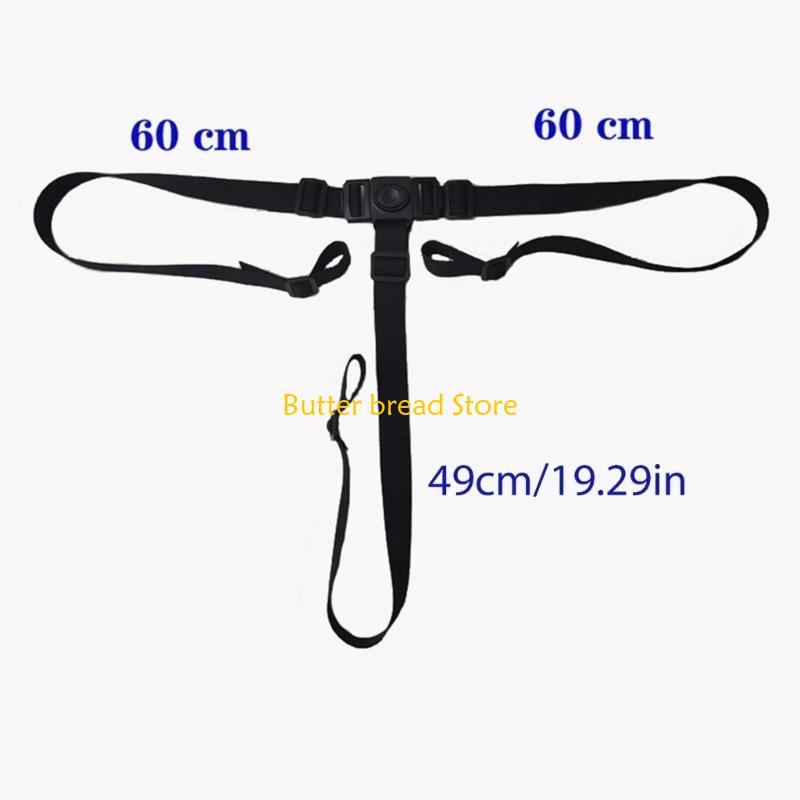 W89C Infant Safety Belt Strap with 3 Point Design for Secure Baby Chairs Highchairs