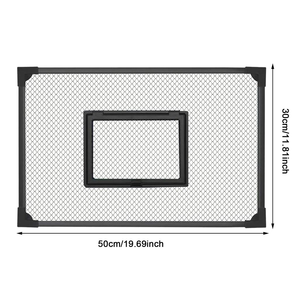 Mesh Magnetic Fish Tank Lid Cover Kit Self Assembly Anti Jump Net Fish Tank Top Cover for Fish Aquarium Supplies