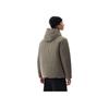 Anta Outdoor Series Letter Loose Hooded Zipper Long Sleeve Down Jacket Men Outerwear Bronze 952446906-1