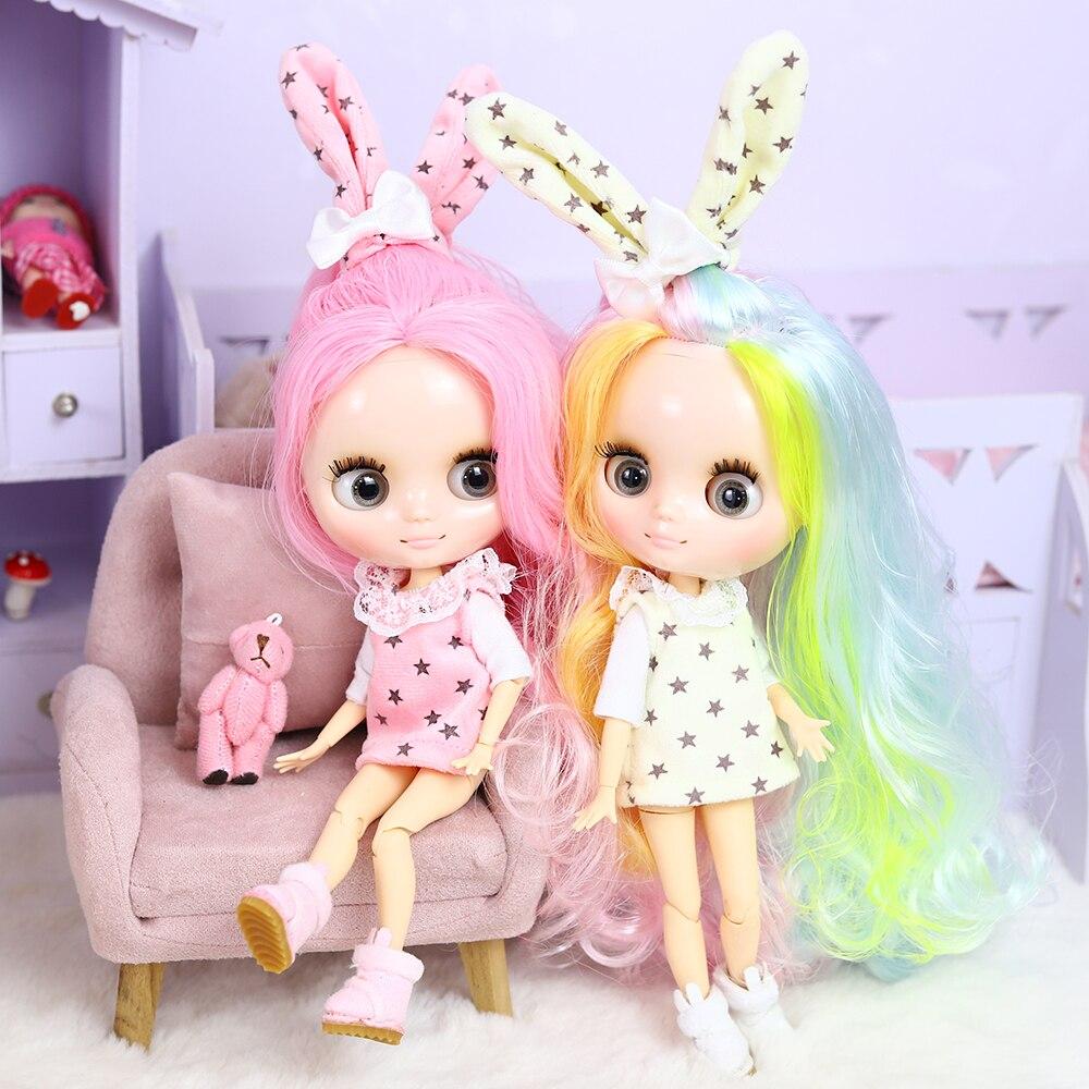 ICY DBS Blyth Middie Doll Joint Body 20CM Customized Doll Nude doll or Full Set Includes Clothes & Shoes DIY Toy Gift for Girls