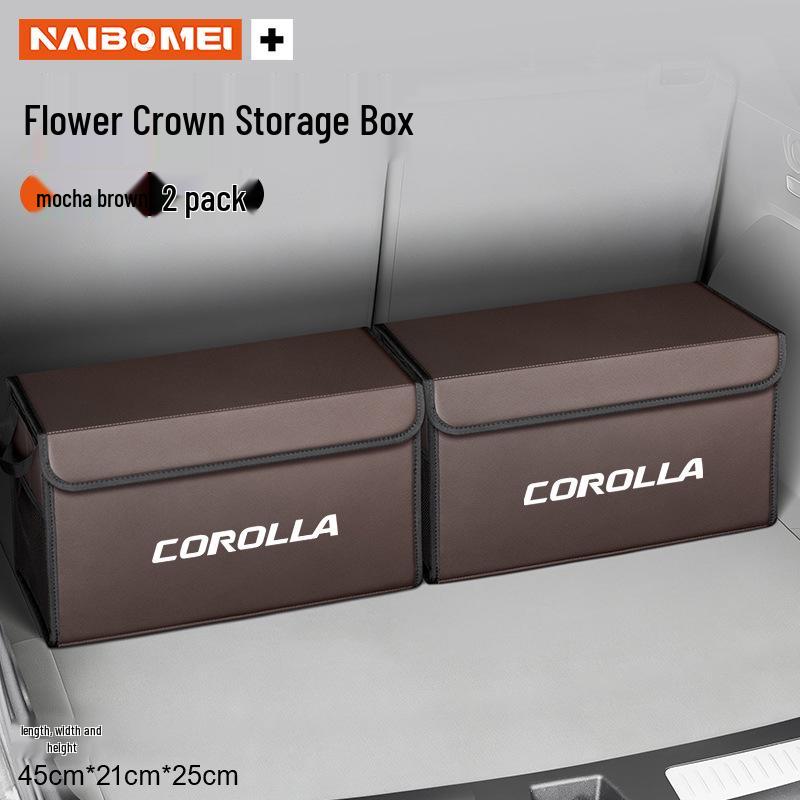 Toyota Corolla Foldable Trunk Organizer - Interior Storage Box