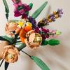Kleine Partikel Baustein Spielzeug Bouquet Montage Spielzeug
