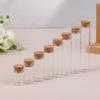 10 Stück Reagenzgläser aus Glas mit Korken, Nachrichtenflaschen, Gläser, Fläschchen, Geschenk, Kunst, Basteln, 5 ml, 8 ml, 10 ml, 12 ml, 15 ml, 20 ml, 25 ml, 30 ml