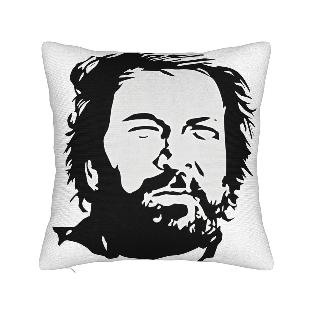 Italian Actor Bud Spencer Pillow Case  Square Pillow Cover For Sofa Bedroom Home Decor Novelty Pillowcases