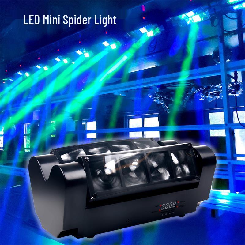 LED 8-Eye Spider Moving Head Stage Light