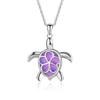 Bohemia Cute Turtle Pendant Necklace For Women Inlay White Imitation Opal Necklace Wedding Party Jewelry Christmas Gifts for Her