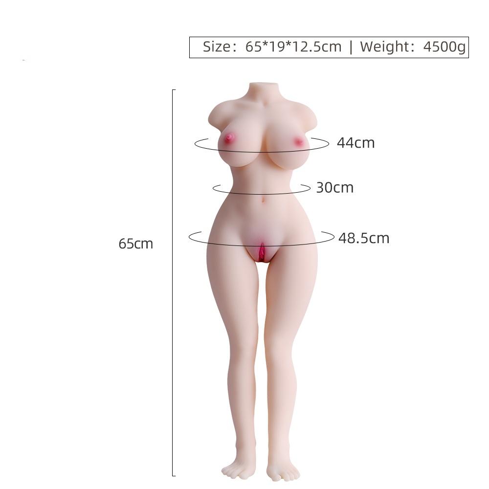Men's Sex Doll Half Body Long Leg Big Breast Real Skin Feel Masturbation Cup Erotic Adult Sex Toy