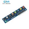 8 Independent Key Button Touch Button Module 3.3-5V with LED Indicator Keyboard Module for Arduino ARM Raspberry Pi