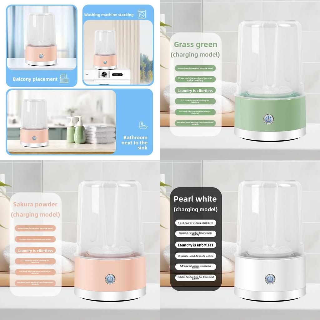 Mini Tragbare Waschmaschine mit UV-Sterilisation für Babykleidung und Unterwäsche