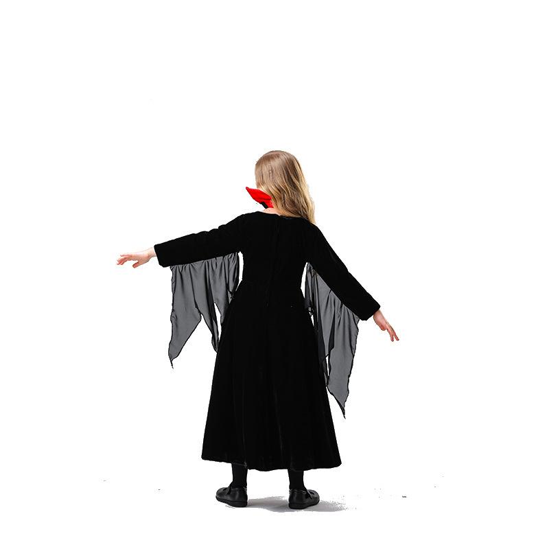 Cosplay Halloween horror kid vampire dress cos costume ghost festival masquerade costume, stage costume