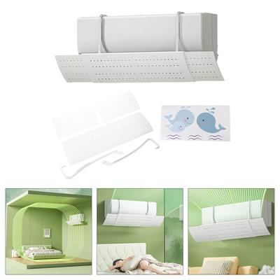 Adjustable Air Conditioning Wind Deflector 16.5x52cm Plastic Air Conditioning Baffle Wind Deflector Plastic Texture