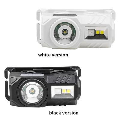 LED-Stirnlampe, wiederaufladbar, hohe Helligkeit, Scheinwerfer, tragbares Clip-on-Cap-Licht mit 9