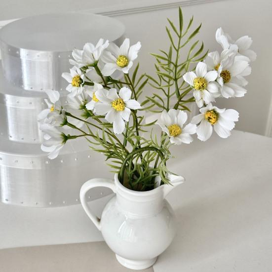 Artificial Spring Flowers Realistic Faux Wildflowers with Stem Colorful Floral Bouquet for Vase Indoor