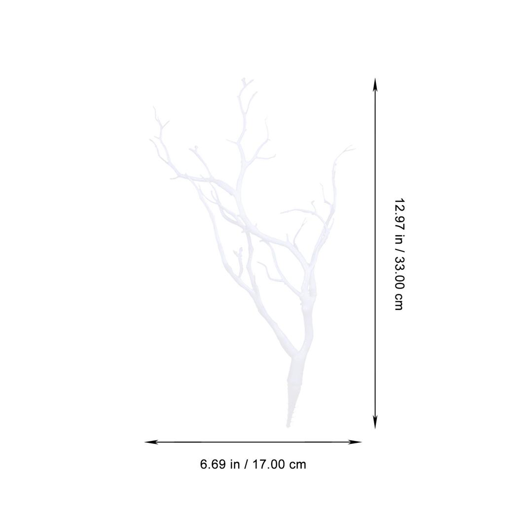 4 Stück künstliche Geweih-Baumzweige Simulation Zweig für Blumengesteck Fake Trockene Zweige Dekor Hochzeit Zuhause Büro Layout