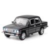 1/24 Russian LADA 2106 Alloy Car Die Cast Toy Car Model Sound and Light Children's Toy Collectibles Birthday Gift