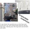 Motorcycle Universal Windshield For Electric Scooter Transparent Battery Car Flashing Tricycle Mounting  Motorbikes Deflector