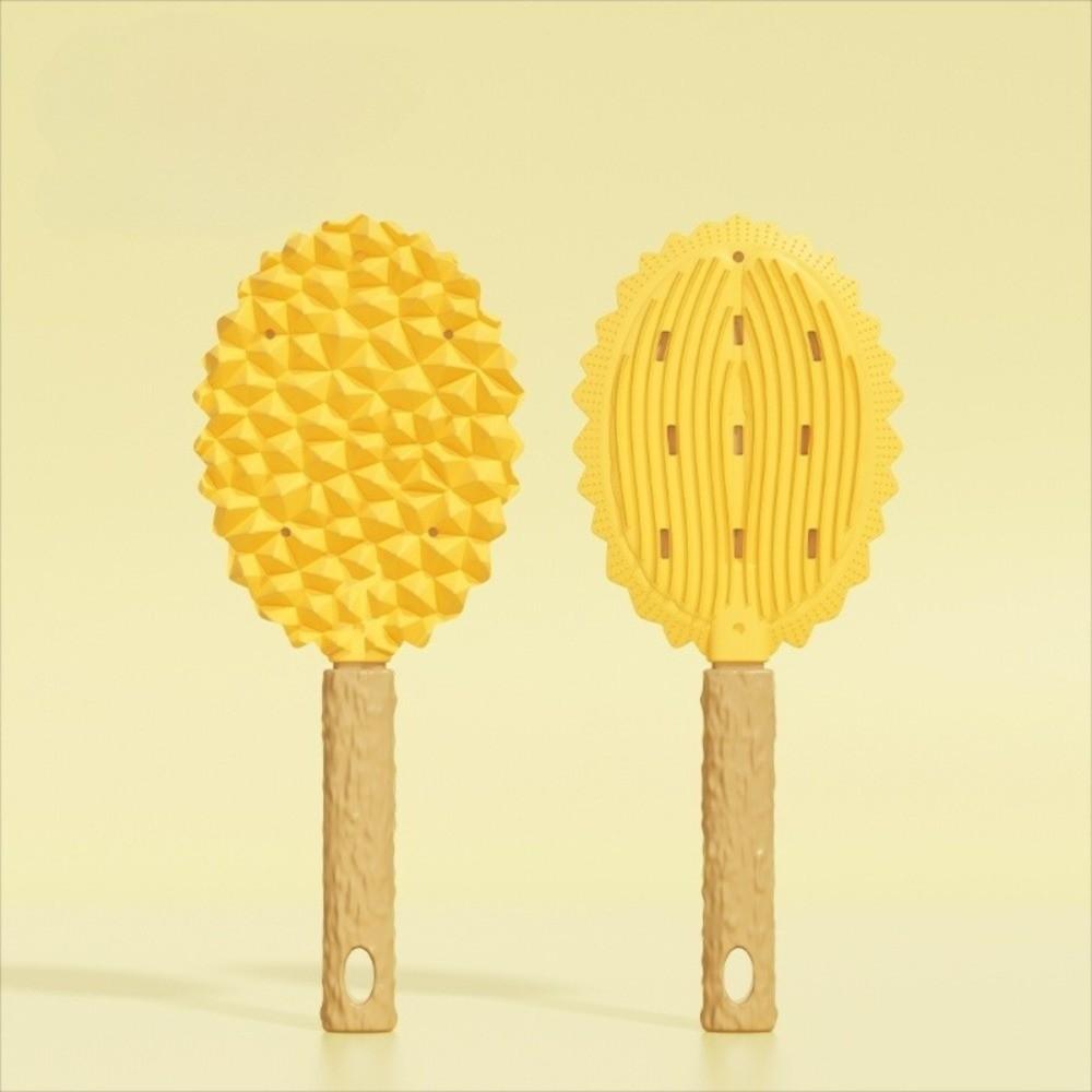 Creative Durian Shape Pet Grooming Brush Soft Convenient Dog Massage Comb Deshedding Cat Hair Removal Comb Pet Supplies жёлтый