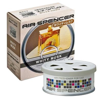 Air Spencer (Eikousha) Car Air Freshener Cartridge, Stand Type, Refill, White Musk, 40g, A43