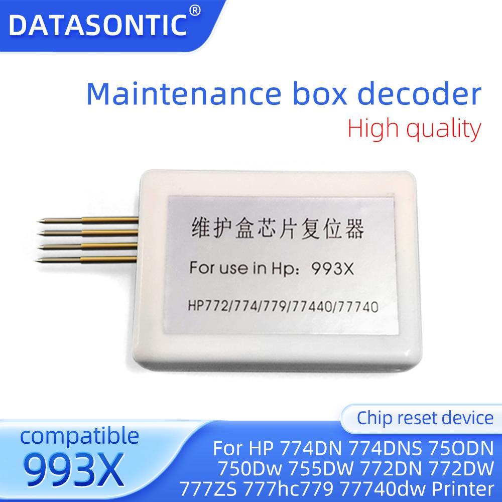 993X Maintenance Box Decoder For HP PAGEWIDE COLOR MFP 774DN/DNS 750DN/Dw 755DW 772DN/DW 777Z 777ZS/hc 779 77740dw Chip Resetter
