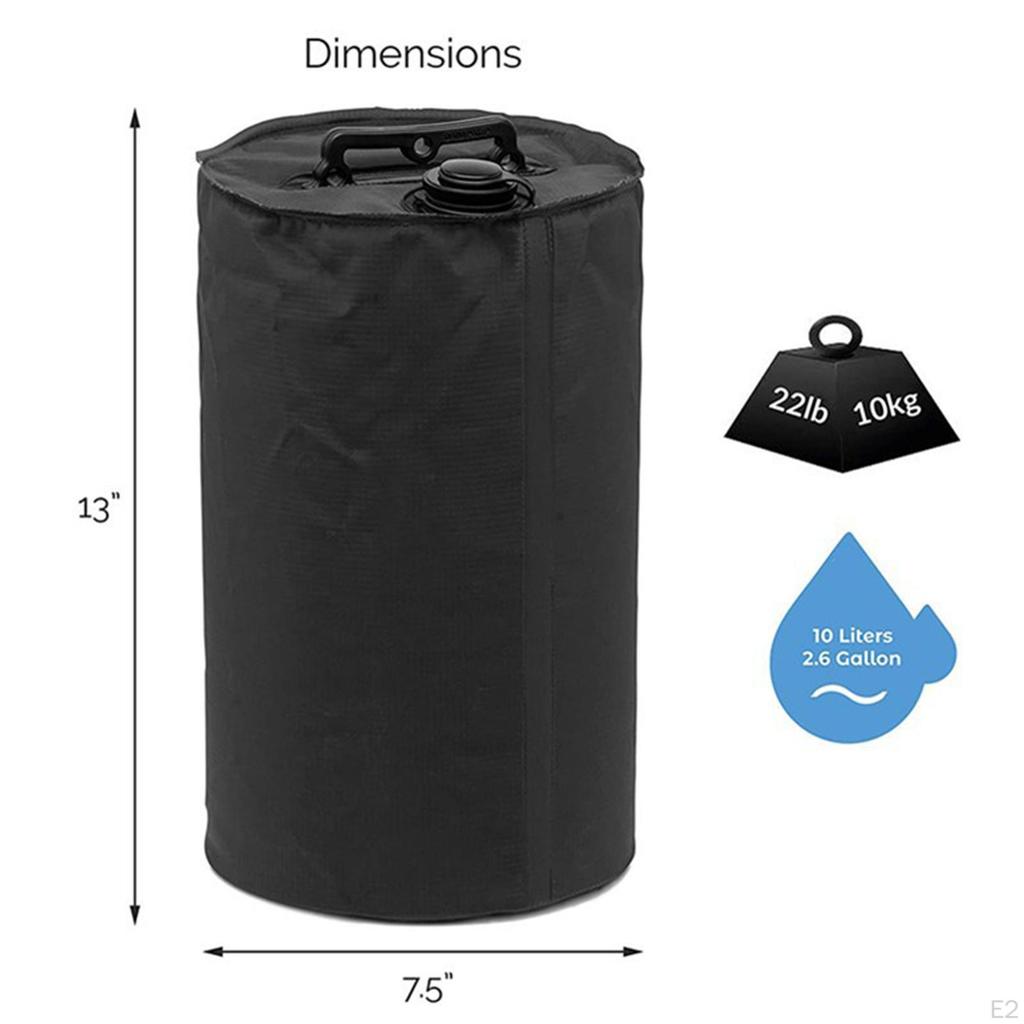 Sand Bag Water Weight 20 Liters Feet Weights Gazebo Leg with Screw Cap Top Tent
