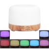 300ml Essential Oil Diffuser with Color Changing LED Light Wood Grain Humidifier for Home Bedroom