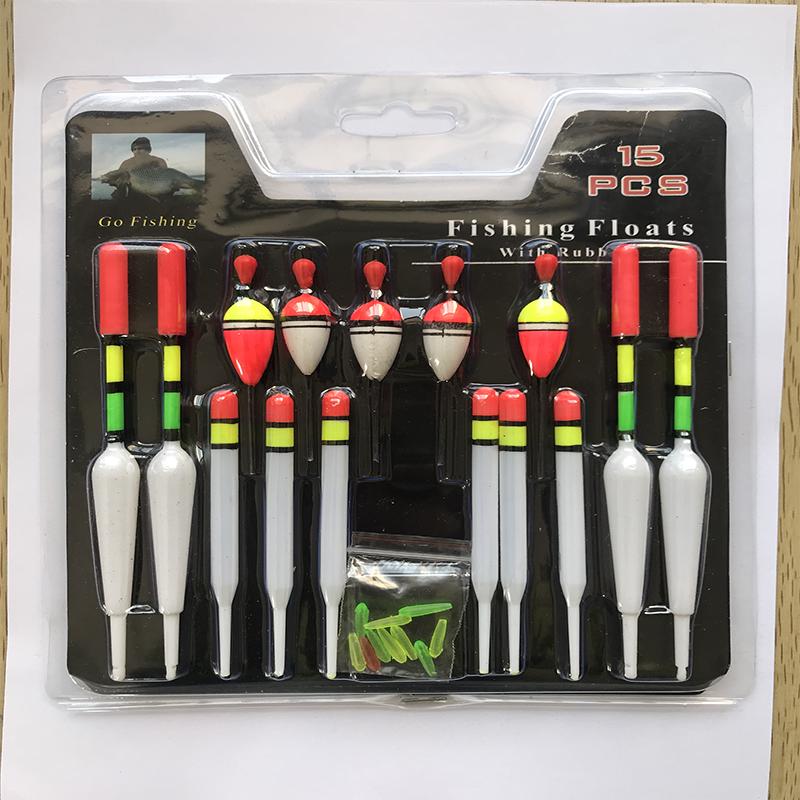 Buy 15 X Fishing Lure Floats Bobbers Slip Drift Tube Indicator Assorted