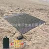 Waterproof Foldable Picnic Blanket Camping Beach Outdoor Use 210x200cm With Sandbags 2-4 Person