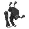 Motorcycle Phone Mount Bracket Scooter X?Shape Phone Holder Support Kit Bike Accessory