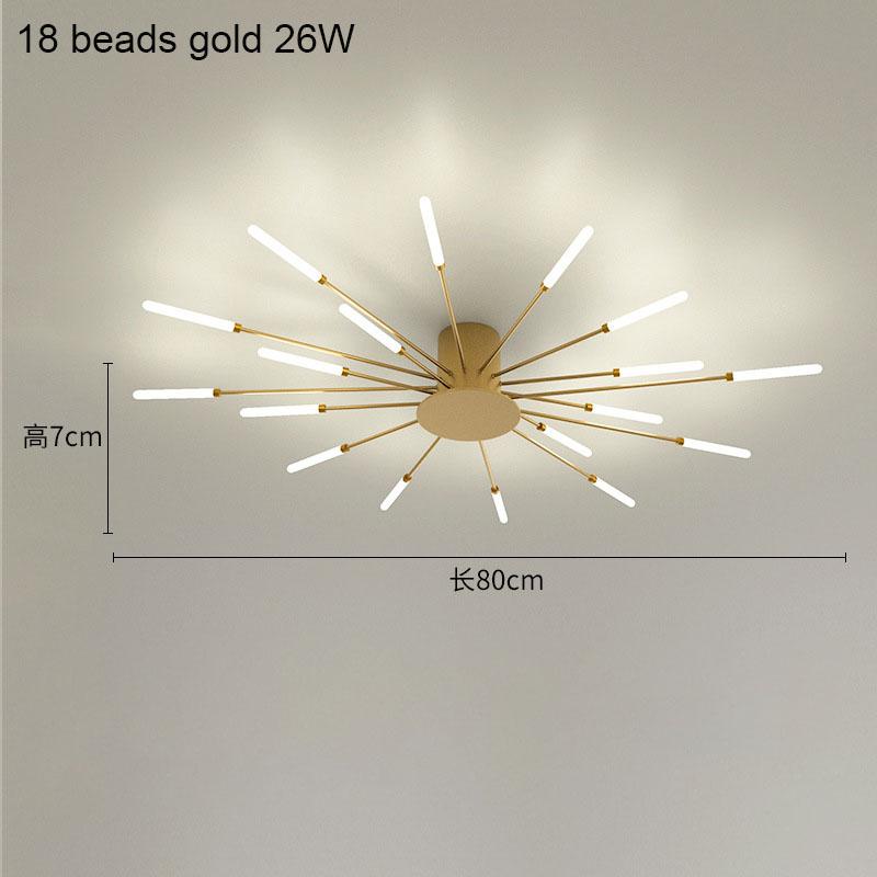 LED Firework Ceiling Lamp Creative Unique Design A.C. Powered 85-265V for Living Room Bedroom Hotel Hall