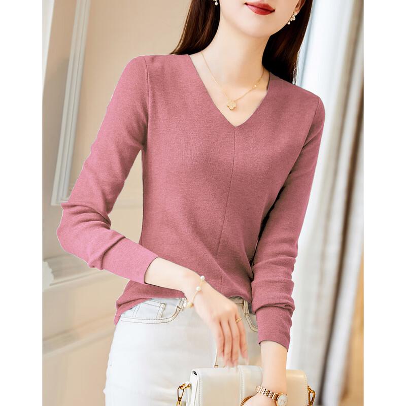 Demana Women's Relaxed Fit V-Neck Knit Top