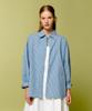 DEPOUND Check Oversized Shirt [Blue]