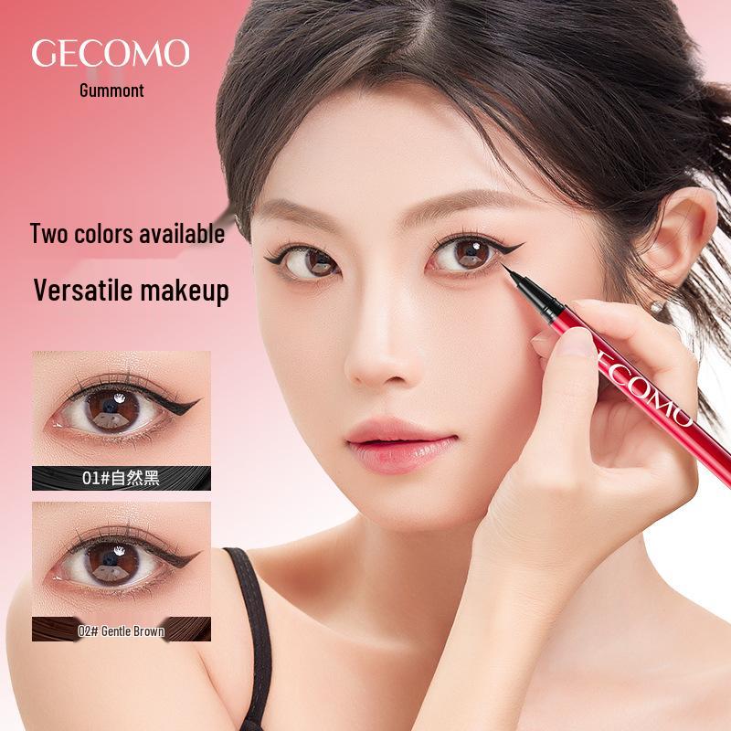 GECOMO Smudge-Proof Ultra-Fine Eyeliner Pen - Long-Lasting, Smooth, Ideal for Precision Eyeliner Application and Cross-Border Color Makeup